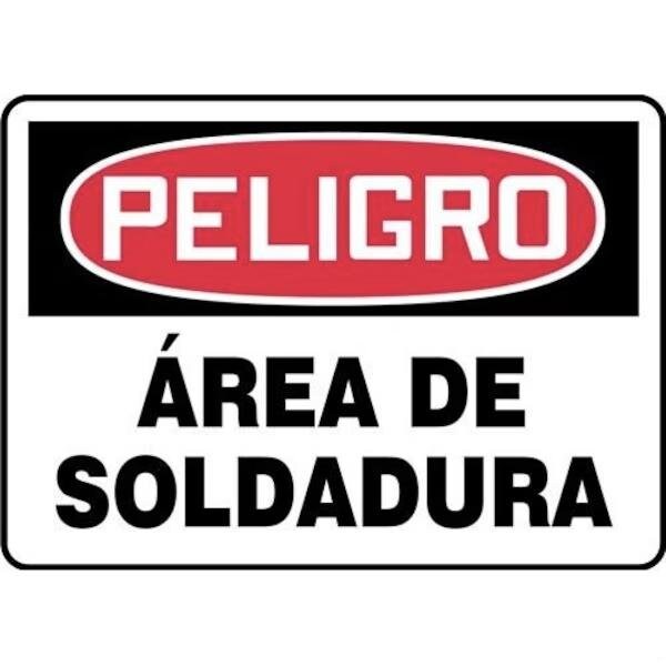 Accuform OSHA DANGER Safety Sign WELDING SHMWLD009VA SHMWLD009VA - main